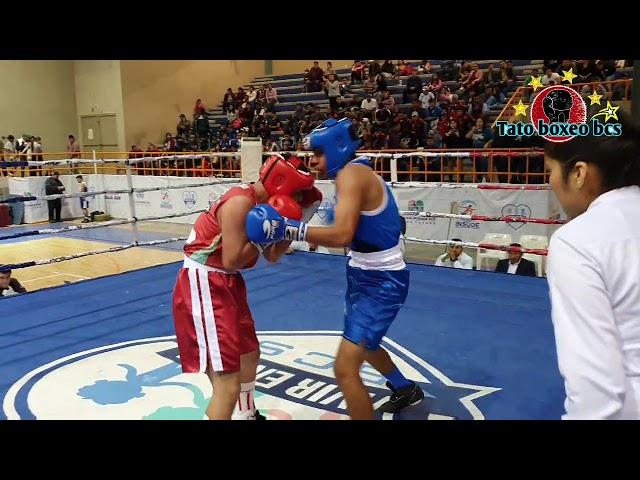 Alexis Burgos LPZ Vs Eduin Varela LCB Estatal 2020 día 1 Tato boxeo bcs