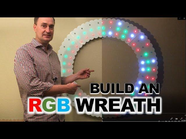 ChromaWreath Build And Review - Boscoyo Studios RGB Pixel Wreath - Christmas and Holiday Lights