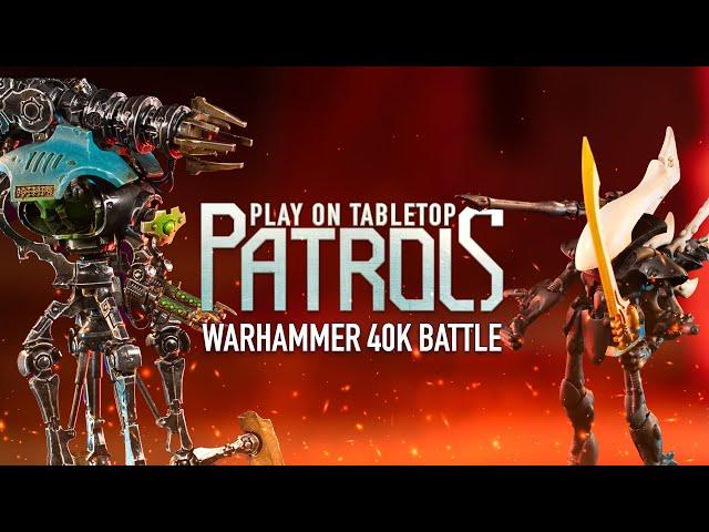 Aeldari vs Necrons - Warhammer 40k Combat Patrol Battle Report