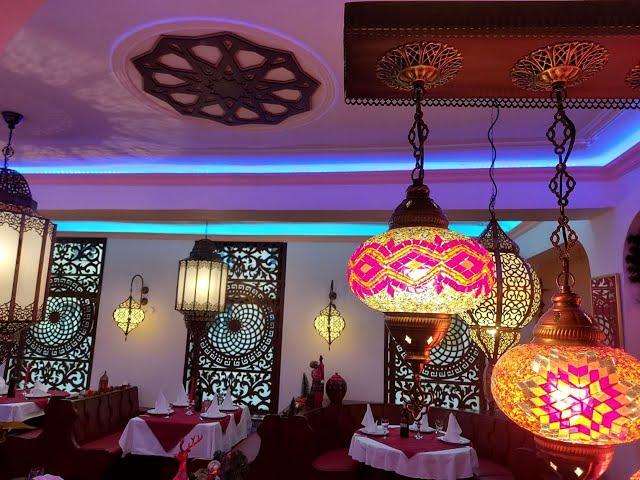 Interior design for an oriental restaurant