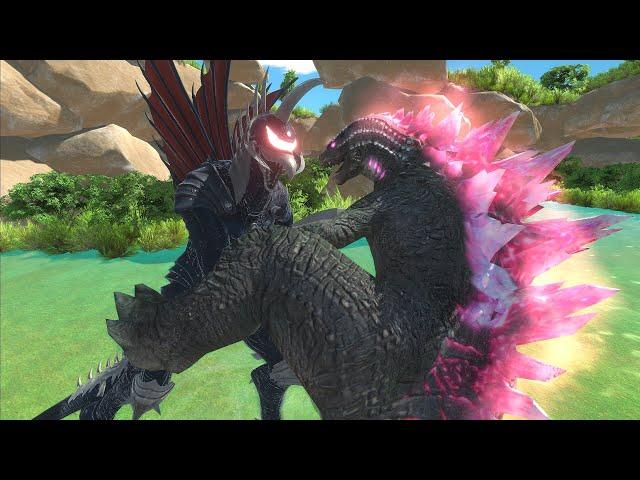 Ultra Gigan VS. Evolved Godzilla! - Animal Revolt Battle Simulator