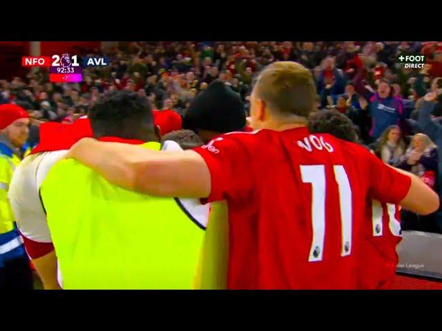  ANTHONY ELANGA WINNING GOAL vs Aston Villa | Aston Villa vs Nott'm Forest (2-1) highlights