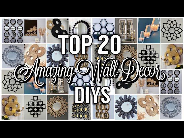 TOP 20 DIYs TO TRY IN 2024 | Dollar Tree Wall Decor DIY Hacks to try this New Year!