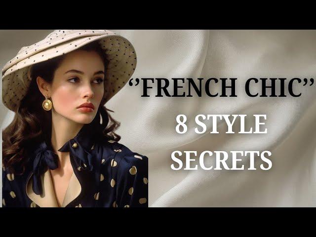 "French Chic: 8 Style Tips to Elevate Your Wardrobe" | How To Be Elegant