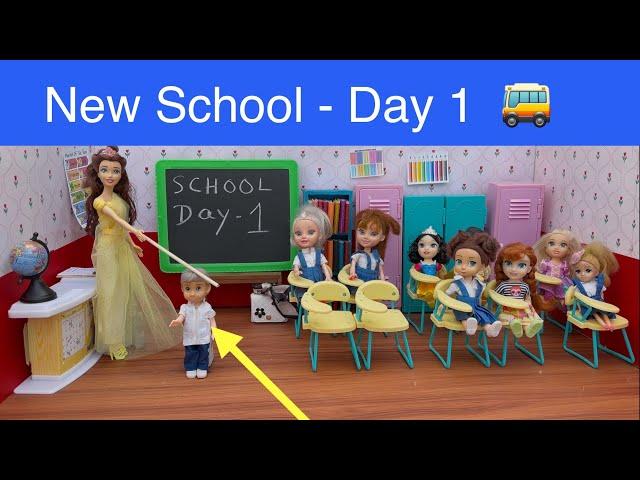 Barbie doll videos Tamil - Episode 32 | New School - Day 1 #bunty #chintu #nancy