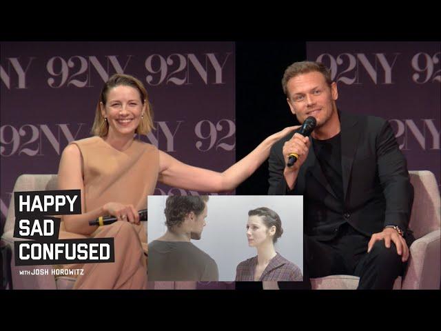 OUTLANDER's Caitriona Balfe and Sam Heughan watch their original chemistry test