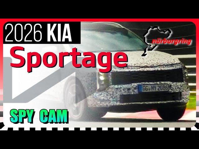 SPY VIDEO: 2026 Kia Sportage facelift attacks the #Nurburgring