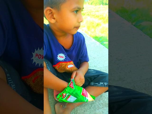 Cute Baby Are Eating Potato Chips  #shorts #cute #baby