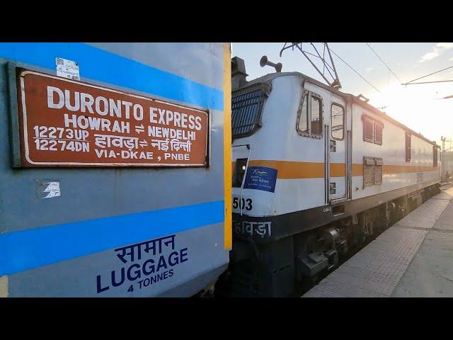 HOWRAH To NEW DELHI | Full Train Journey 12273/Howrah - New Delhi Duronto Express Indian Railways HD