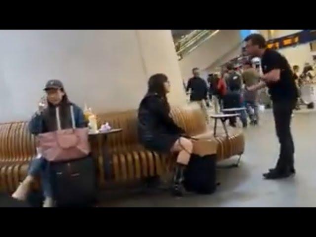 Man baby PUBLIC FREAK OUT!