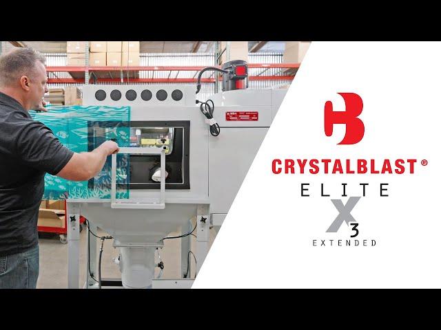 CrystalBlast Elite X3 Extended Cabinet | IKONICS Imaging