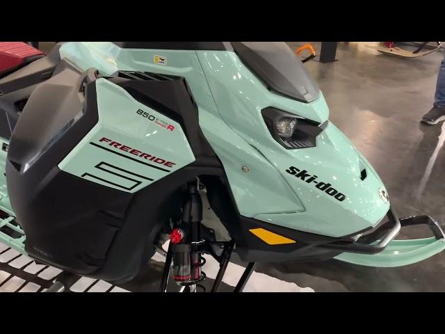 2024 @skidoo Freeride 850 Turbo R in a 146 track. SWEET!