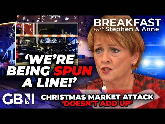 'We're being SPUN!' German Christmas market attack 'DOESN'T ADD UP!' fumes Anne Diamond