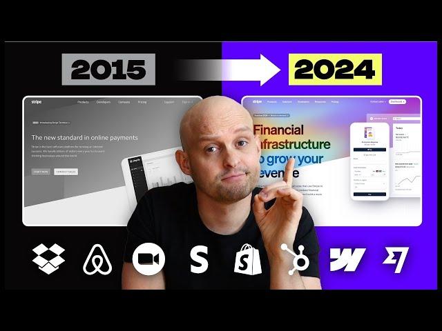 How web design has changed in 10 years…