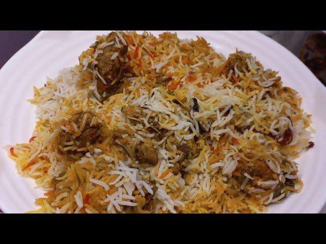 Zafrani mutton biryani Hyderabadi style (kacchi aqni ki biryani) RECIPE |Tasty food blend