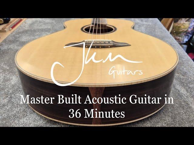 Acoustic Guitar Full Build ASMR - #37 JKM Guitars