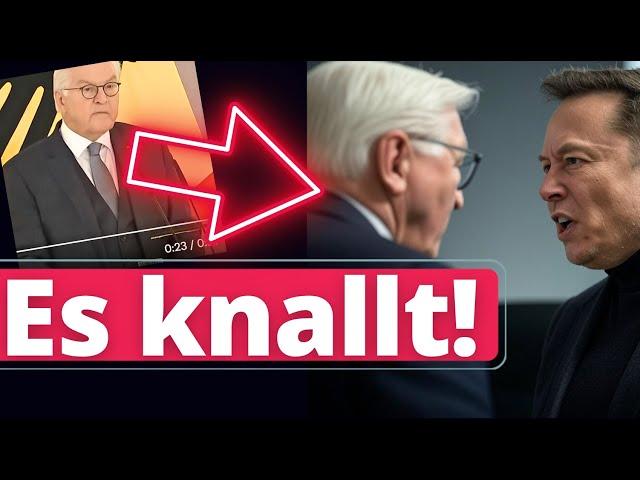 Vor 2 Stunden: Steinmeier eskaliert gegen Elon Musk!