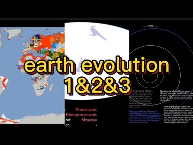 Earth Evolution 1&2&3