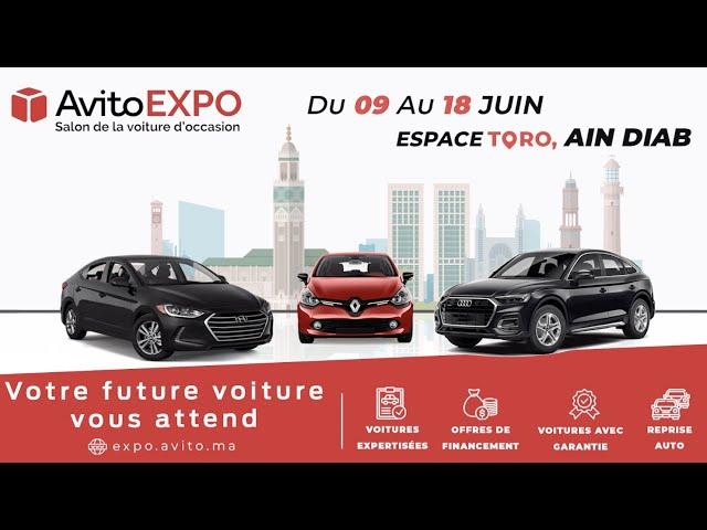 Avito Expo Le Salon de la voiture d'occasion - Du 9 au 18 Juin 2023