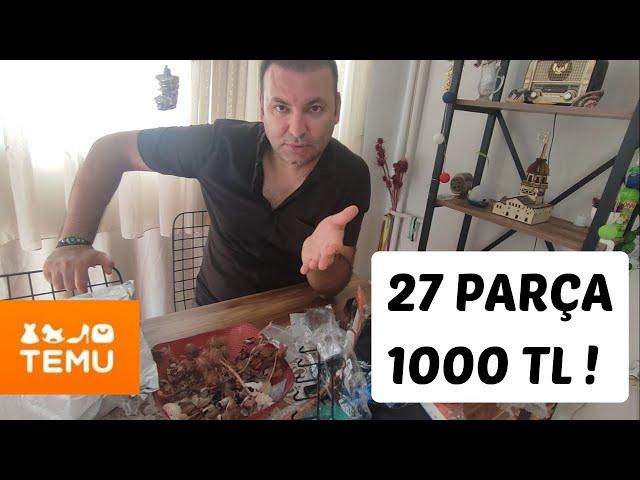 27 PARÇA ÜRÜNÜ 1000 TL' YE ALDIM - YURTDIŞI ALIŞVERİŞ TEMU