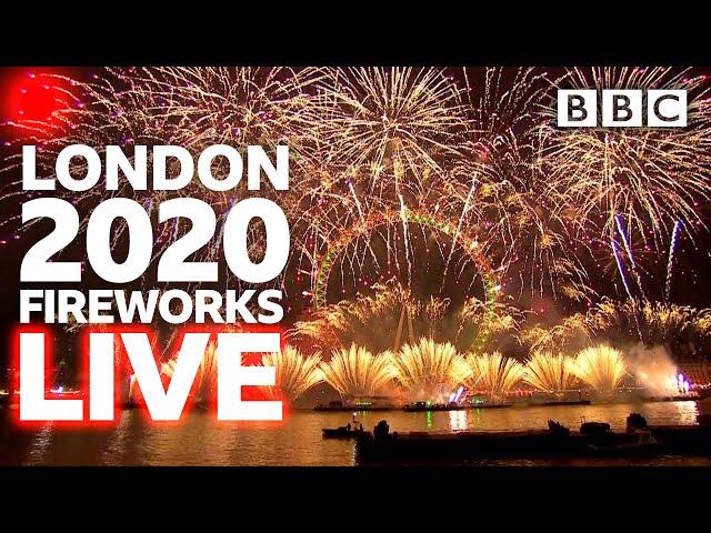 London 2020 fireworks streaming live  - BBC