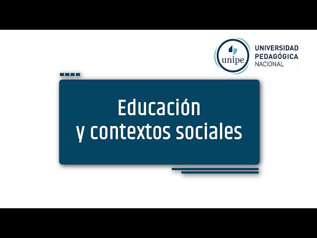 Educacion y contextos sociales por Emilio Tenti Fanfani