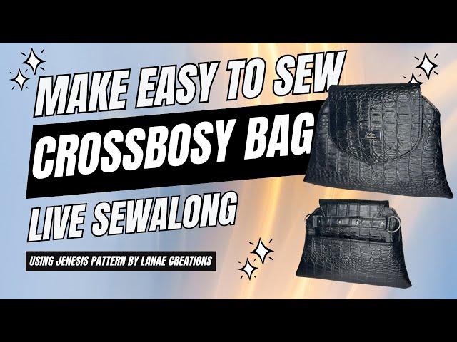 LIVE Sewalong: Making the Jenesis Crossbody (Mini Fanny Pack Hack!)