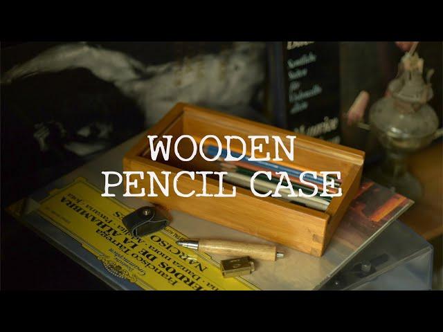 Making a wooden pencil case/ 나무 필통 만들기.