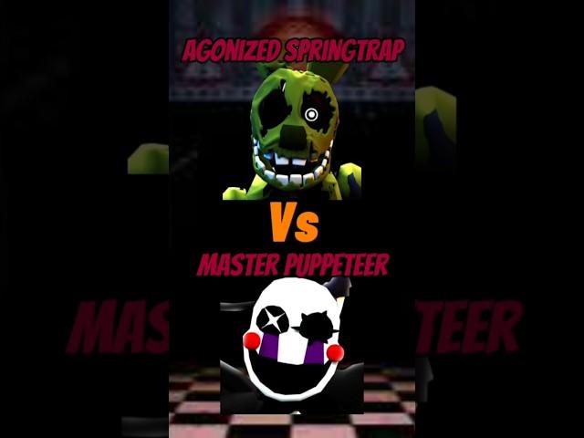 Agonized springtrao Vs Master puppeteer #roblox #fnaf #shorts #fntd