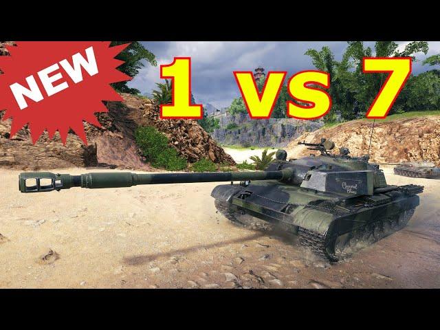 World of Tanks TT-130M - 1 vs 7 | NEW TANK !