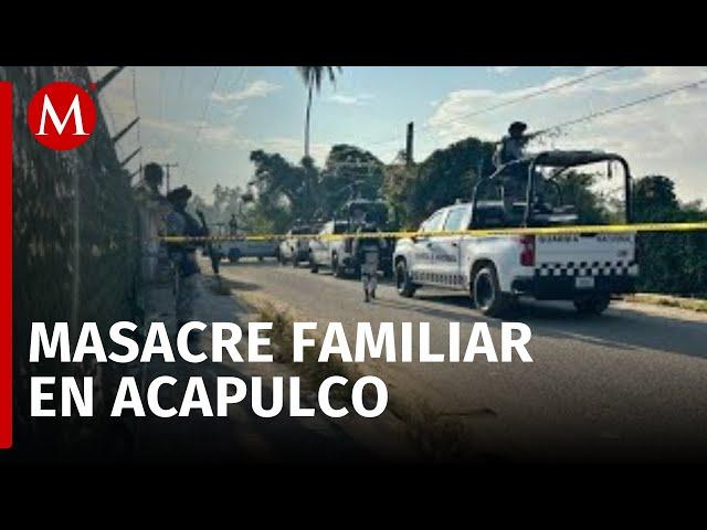 Grupo armado asesina a familia e incendia su casa en Acapulco, Guerrero