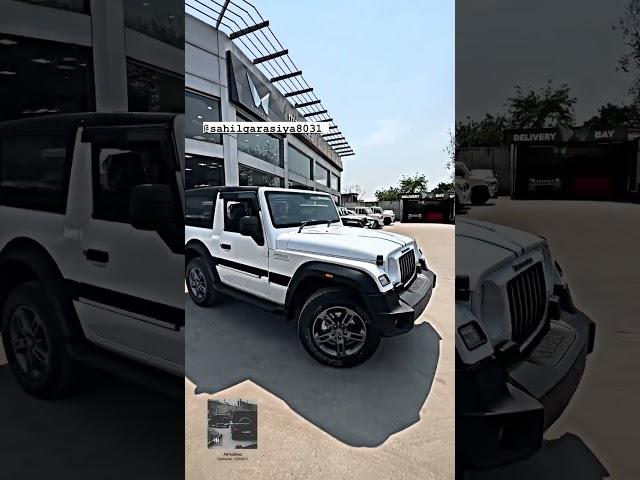 Finally New Mahindra Thar White Colour is here 2023 Thar Lx 4x2 Diesel 1.5L - Rs11.49L