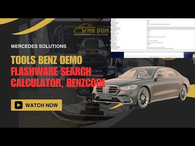 Tools Benz By StudyBenz Demo (Flashware search, Calculator, BenzCode)