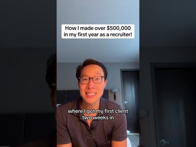 How I made $500,000 as a Recruiter