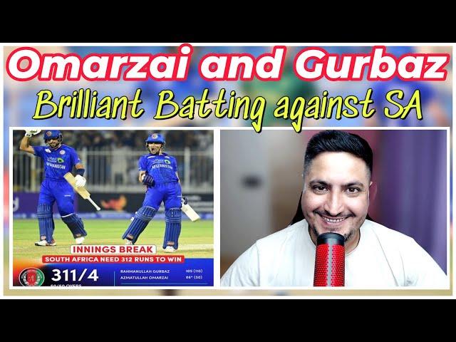 Afghanistan Vs South Africa 2nd ODI Match 311/4 Gurbaz 100 Omarzai 86/50 Brilliant Batting