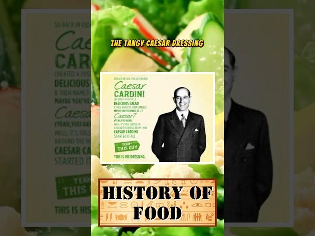 History of Food - Caesar Salad Myth Debunked #history #food #foodie