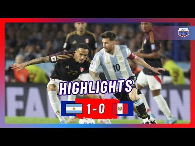 HIGHLIGHTS ARGENTINA (1) VS (0) PERU | CONMEBOL WORLD CUP QUALIFIERS 2026