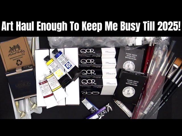 Art Haul For 2024 Watercolor Supplies & New Professional Watercolor Brands #arthaul