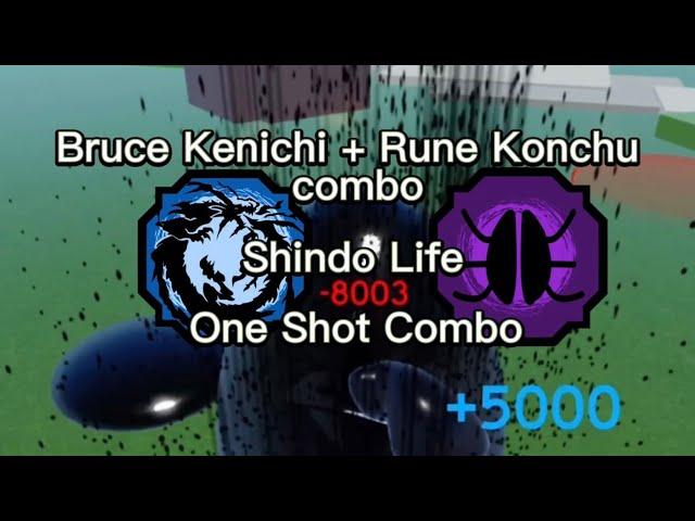 Requested Combo: Bruce Kenichi + Rune Konchu | Shindo Life