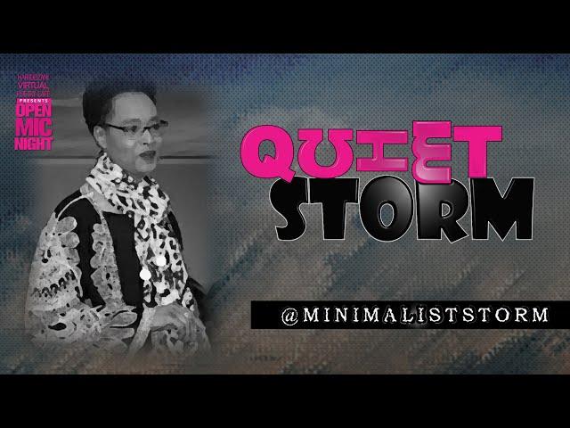 Hartubzani Virtual Poetry Café - February Spoken Word Artist Quiet Storm