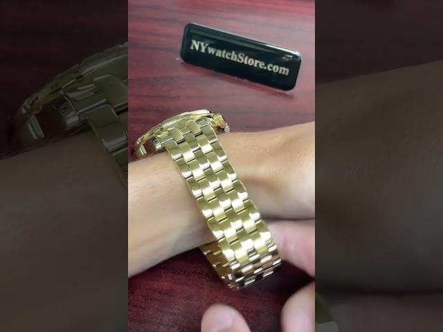 Citizen Eco-Drive Calendrier Gold Tone Diamond Watch BU2082-56E
