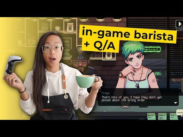 BARISTA CHALLENGE: I Tried Being A Barista For A Day In This Game! + Q&A