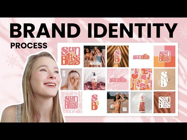 FULL BRAND IDENTITY DESIGN From Start to Finish (Full Process) How to wow brand design clients Easy