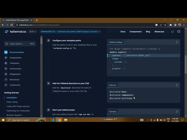 Tailwind CSS Installation || How to install Tailwind CSS  using npm
