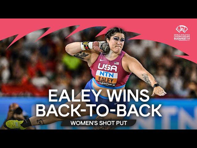 Chase Ealey defends shot put title | World Athletics Championships Budapest 23