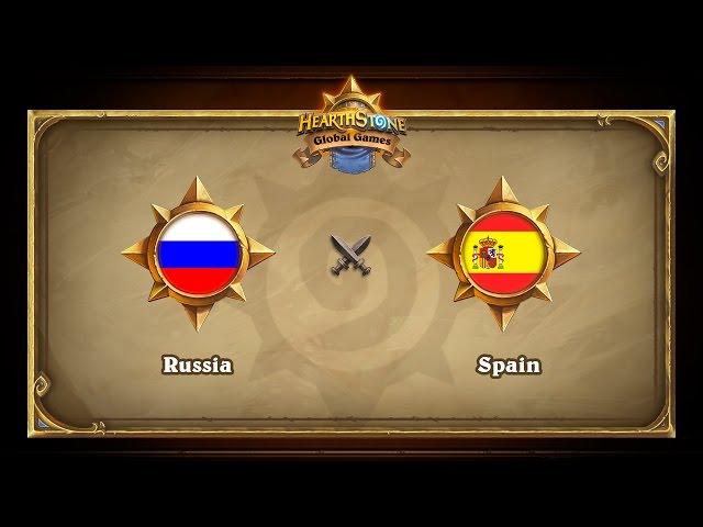 Russia vs Spain, Hearthstone Global Games Group Stage