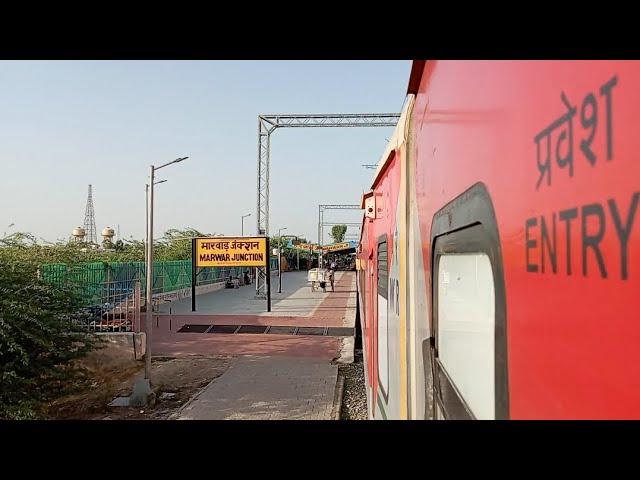 19031(Ahmedabad-Yog Nagari Rishikesh Yoga Express) Arrival And Departure At Marwar Junction 