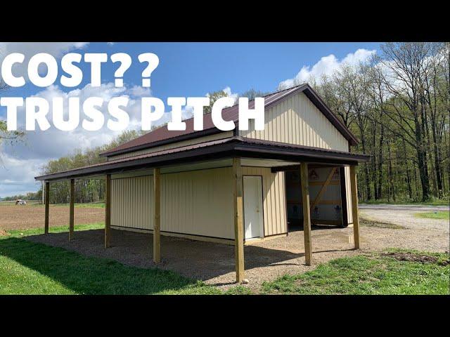 COST Difference of 6/12 versus 4/12 pitch? (24x32 pole barn) | Attica Lumber