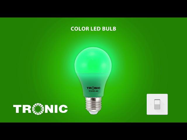 LED Bulb with Red, Blue and Green