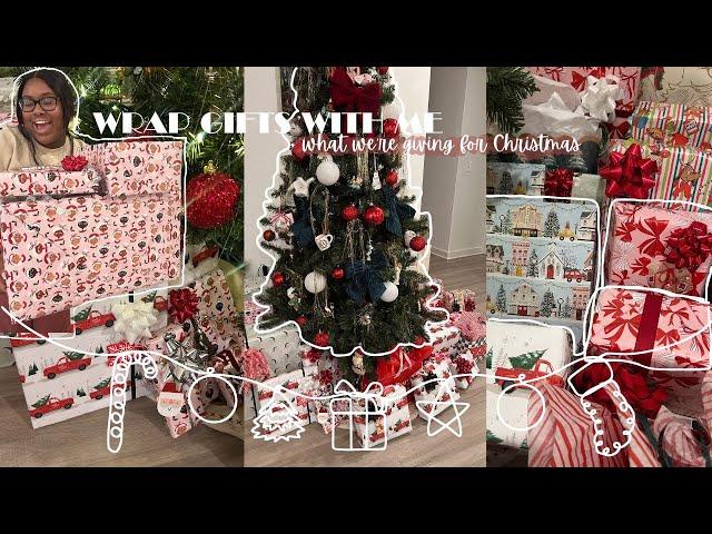 WRAP PRESENTS WITH ME + what we're giving for Christmas | Christmas Gift Ideas 2024